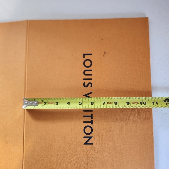 Louis Vuitton Orange Box Cover & Ribbon Broken Crafts Crafting Lot Pieces. Decor - Picture 6 of 8